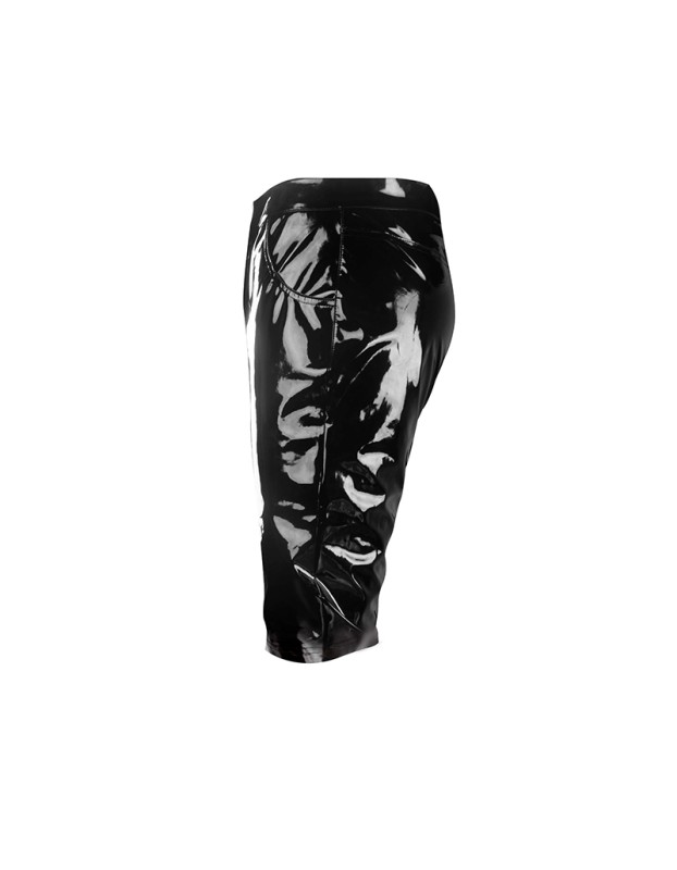 Men Sexy Underwear High Gloss Patent Leather Men Shorts Bar Nightclub Stage Show Outfit XX60052