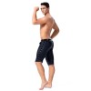 Leather Men Tight Sexy Leather Shorts Club Stage Rock Band Leather Pants Men Black Shorts XX60082