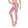 Sexy Pants Silky Oil Shiny Gloss Large Size Open Free Pantyhose Women Leather Pants XX70830