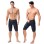 Leather Men Tight Sexy Leather Shorts Club Stage Rock Band Leather Pants Men Black Shorts XX60082