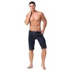 Leather Men Tight Sexy Leather Shorts Club Stage Rock Band Leather Pants Men Black Shorts XX60082