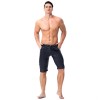 Leather Men Tight Sexy Leather Shorts Club Stage Rock Band Leather Pants Men Black Shorts XX60082