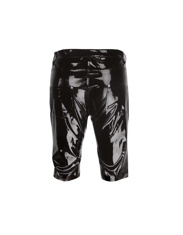 Men Sexy Underwear High Gloss Patent Leather Men Shorts Bar Nightclub Stage Show Outfit XX60052
