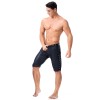 Leather Men Tight Sexy Leather Shorts Club Stage Rock Band Leather Pants Men Black Shorts XX60082