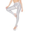 Sexy Pants Silky Oil Shiny Gloss Large Size Open Free Pantyhose Women Leather Pants XX70830