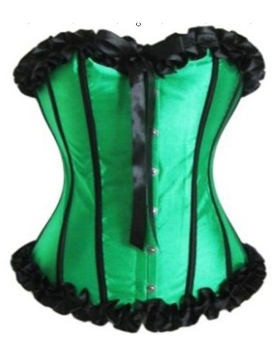 sexy green lace bundle of edge corset m1720F