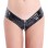 Shorts Bright PVC Women's Underpants Patent Leather Sexy Zipper Open Eductive Shorts SX131