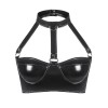 Custom Underwear Sexy Leather Bra Strap Babydoll Lingerie Ladies Underwear SX100