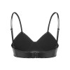 Lingerie Sexy Feminina Bright PVC Patent Leather Bra Extremely Woman Underwear SX105