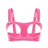 Bright Patent Leather Women's Underwear Bulk PVC Sexy Latex Lingerie SX090