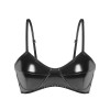 Lingerie Sexy Feminina Bright PVC Patent Leather Bra Extremely Woman Underwear SX105