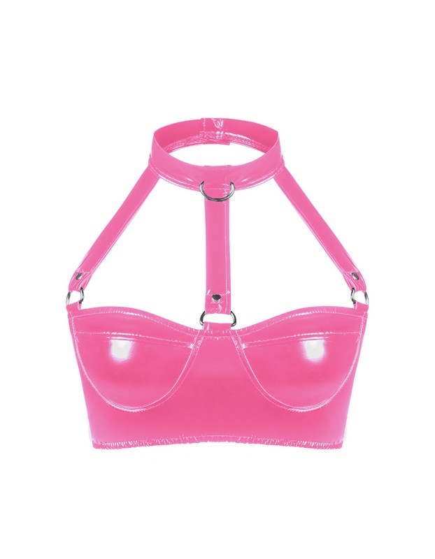 Custom Underwear Sexy Leather Bra Strap Babydoll Lingerie Ladies Underwear SX100