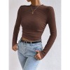 Wholesale Undershirt Slim Fit Vintage T-shirt Plaid Round T-shirts Women Pleated Top ZY1052