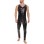 Plus Size Zipper Men's PVC Bright Leather Sexy Open Slim Bodysuit Sleeveless Vest Jumpsuit SX255