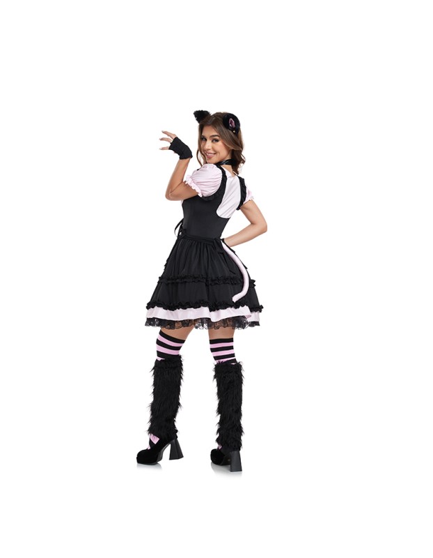 Women Sexy Animal Costumes Cute Sweet Cat Girl Lolita Costume Cosplay Maid Party Dress DL2052