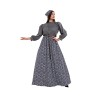 Farm Colonial Swimming Costumes For Muslim Women Floral Skirt Court Dress Retro Clothing DL2071