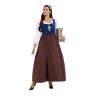 Court Dress Costume Cosplay Medieval Retro Sexy Maid Costume Clothing Farm Colonial Period  DL2070