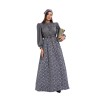 Farm Colonial Swimming Costumes For Muslim Women Floral Skirt Court Dress Retro Clothing DL2071