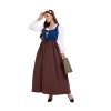 Court Dress Costume Cosplay Medieval Retro Sexy Maid Costume Clothing Farm Colonial Period  DL2070