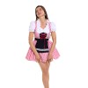 Maid Costume Plaid Tricolor Scottish Dress Girdle Palace Beer Suit Dance Costumes For Women DL2069