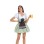 Maid Costume Plaid Tricolor Scottish Dress Girdle Palace Beer Suit Dance Costumes For Women DL2069