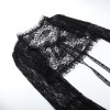 Temperament Dark Vest Top Costume Slimming Wraps Cos Flared Sleeve Lace Short Straps Cardigan XY22128