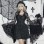 Temperament Dark Vest Top Costume Slimming Wraps Cos Flared Sleeve Lace Short Straps Cardigan XY22128