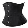Court Corset Gothic Retro Satin Cincher Waist Binde Outerwear Tummy Control Waist Shaping Top QF920