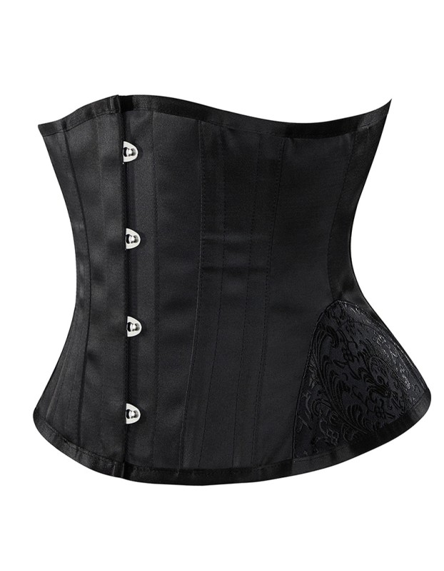 Court Corset Gothic Retro Satin Cincher Waist Binde Outerwear Tummy Control Waist Shaping Top QF920