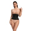 Court Corset Gothic Retro Satin Cincher Waist Binde Outerwear Tummy Control Waist Shaping Top QF920