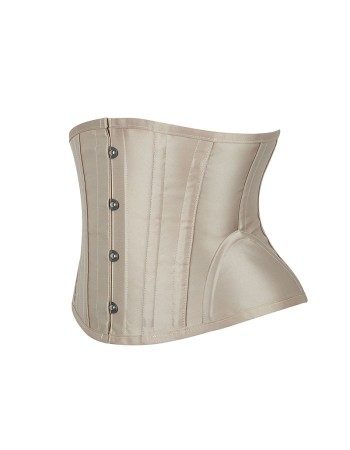 Court Corset Gothic Retro Satin Cincher Waist Binde Outerwear Tummy Control Waist Shaping Top QF920