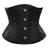 Court Corset Gothic Retro Satin Cincher Waist Binde Outerwear Tummy Control Waist Shaping Top QF920