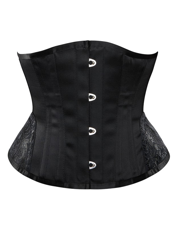 Court Corset Gothic Retro Satin Cincher Waist Binde Outerwear Tummy Control Waist Shaping Top QF920