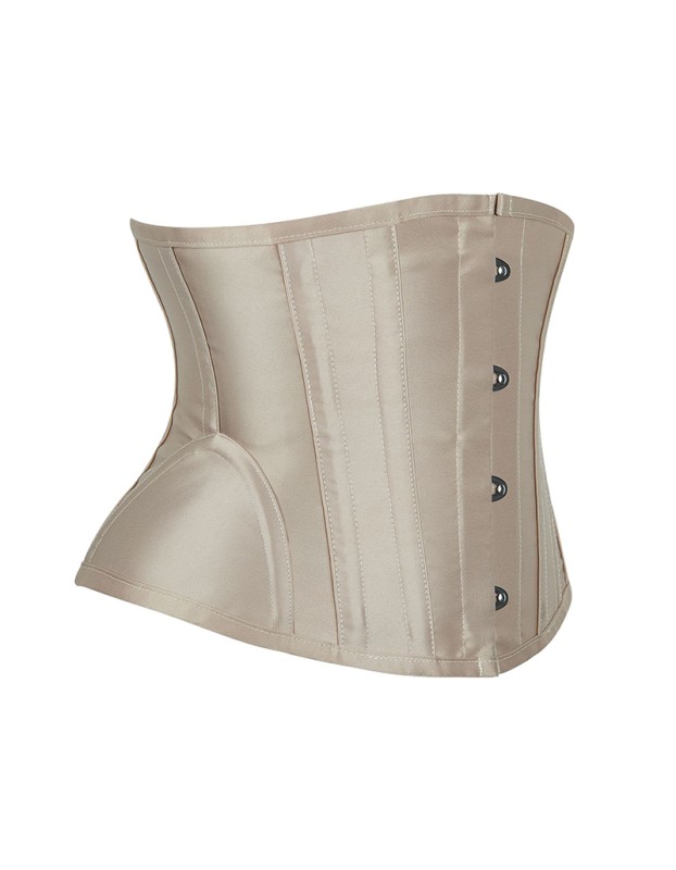 Court Corset Gothic Retro Satin Cincher Waist Binde Outerwear Tummy Control Waist Shaping Top QF920