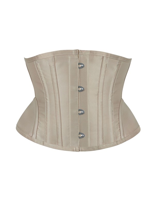 Court Corset Gothic Retro Satin Cincher Waist Binde Outerwear Tummy Control Waist Shaping Top QF920