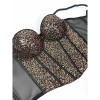 Pure Wind Lace Bustier Top Bundy Ultra Sexy Slim Sequin Halter Women Waist Fishbone Corset  KN9207