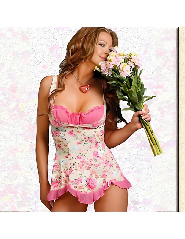 cheerfull lace babydoll M3095
