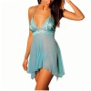 Chiffon & Lace Baby Doll Set M3047