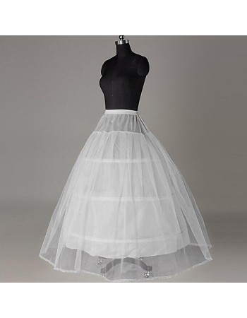 Three Steel Hoops And Elastic Waist Support Skirt For Brides Wedding Dress Formal Dress QC0121