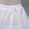 Three Steel Hoops And Elastic Waist Support Skirt For Brides Wedding Dress Formal Dress QC0121