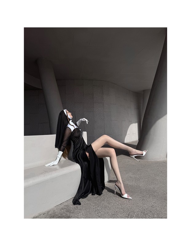 Halloween Role-Playing Adult Costumes Sexy Nun Costumes Carnival Cosplay Nun Costumes DL2074