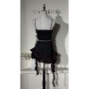 Duchess Strapless Top Female Irregular Skirt Witch Cosplay Hot Girl Sexy Devil Costume DL2075