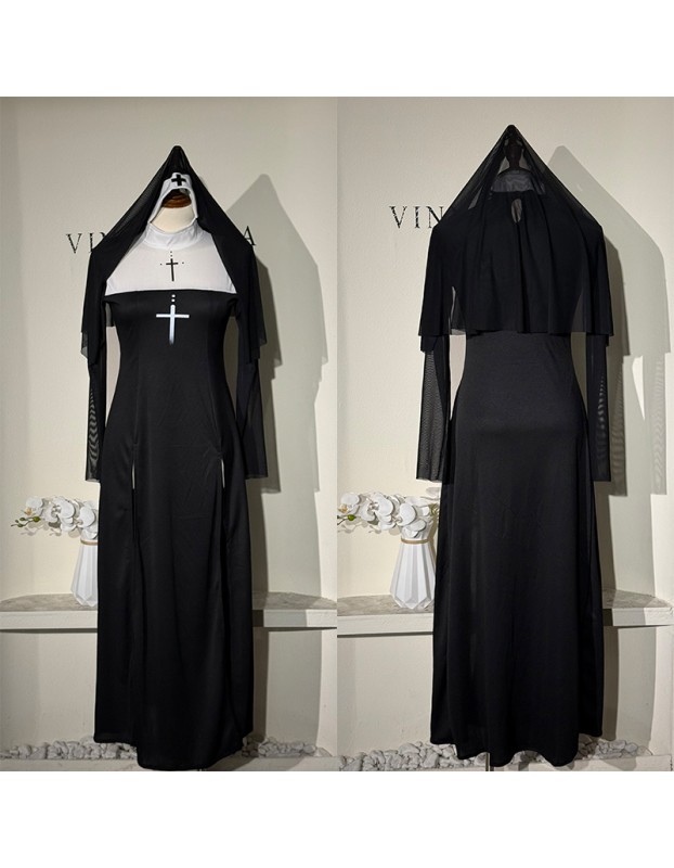 Halloween Role-Playing Adult Costumes Sexy Nun Costumes Carnival Cosplay Nun Costumes DL2074