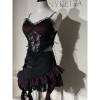 Duchess Strapless Top Female Irregular Skirt Witch Cosplay Hot Girl Sexy Devil Costume DL2075