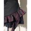 Duchess Strapless Top Female Irregular Skirt Witch Cosplay Hot Girl Sexy Devil Costume DL2075
