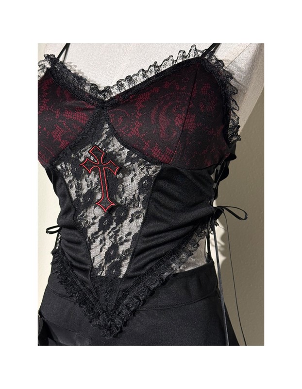 Duchess Strapless Top Female Irregular Skirt Witch Cosplay Hot Girl Sexy Devil Costume DL2075