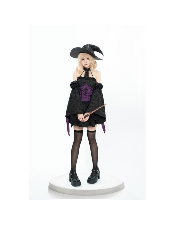 Halloween Witch Cosplay Costume Female Dress Masquerade Ball Theme Party Witch Costume DL2078