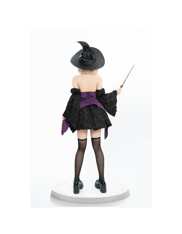 Halloween Witch Cosplay Costume Female Dress Masquerade Ball Theme Party Witch Costume DL2078