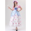 Anime Cartoon Characters Pink Polka Dot Princess Cosplay Performance Costumes Shepherdess YM088