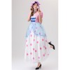 Anime Cartoon Characters Pink Polka Dot Princess Cosplay Performance Costumes Shepherdess YM088